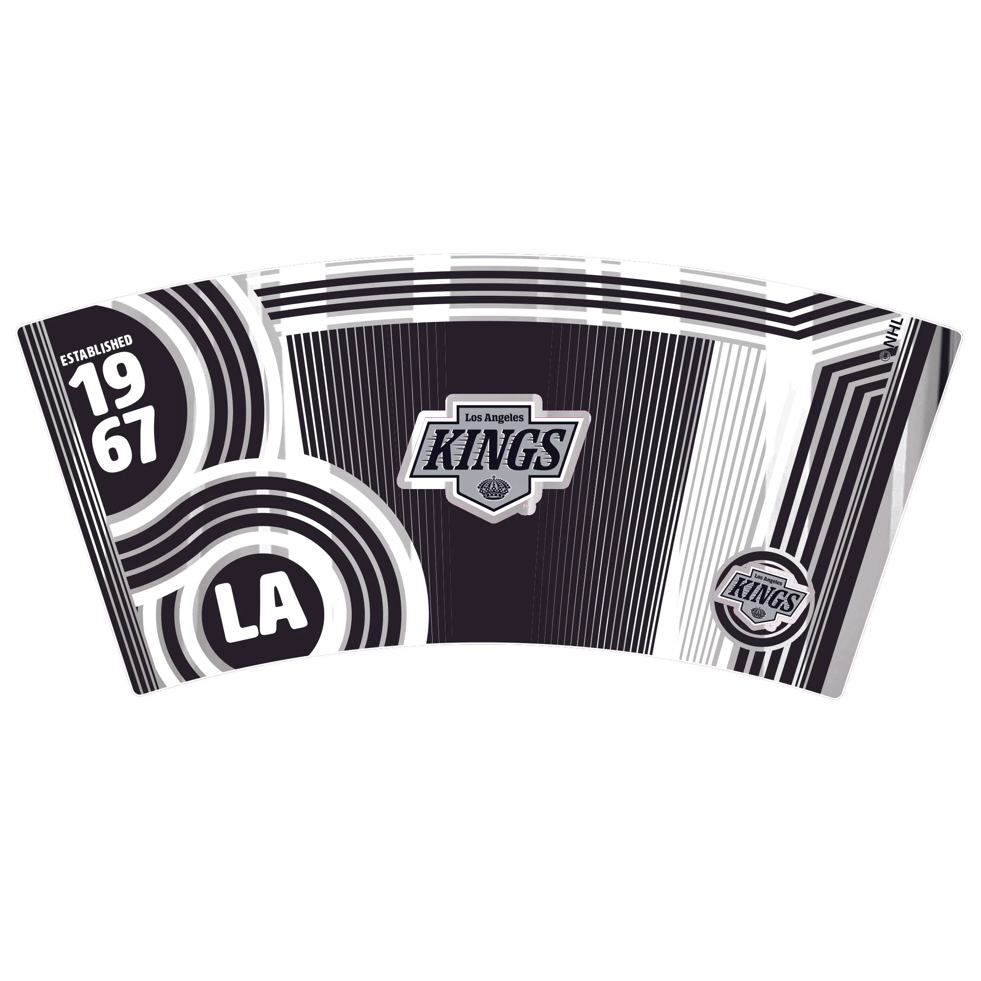 Los Angeles Kings 16 oz. Pint Glass with Wraparound Graphics - Image 2