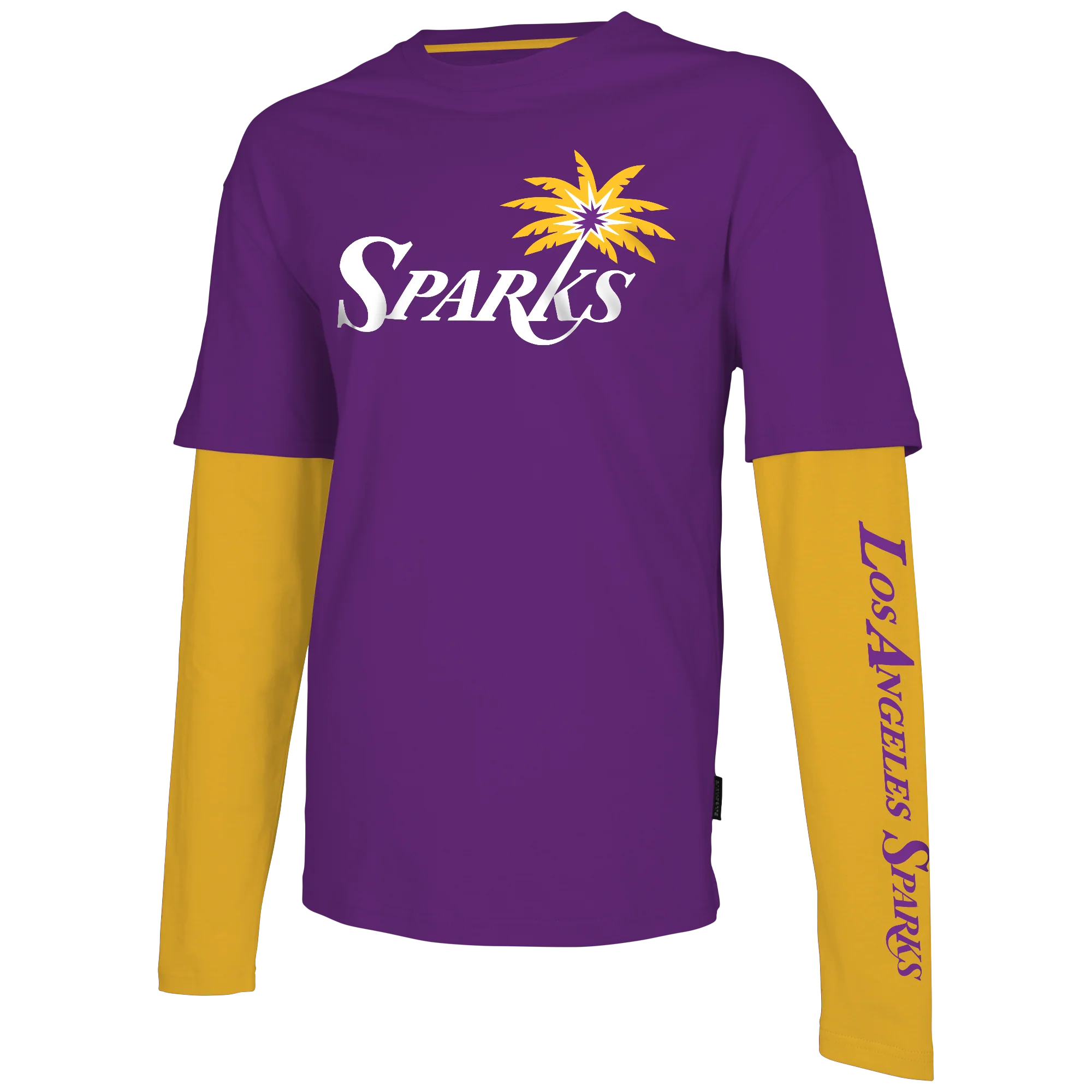 Sparks Stadium Essentials NBA Spectator Purple Long Sleeve Shirt