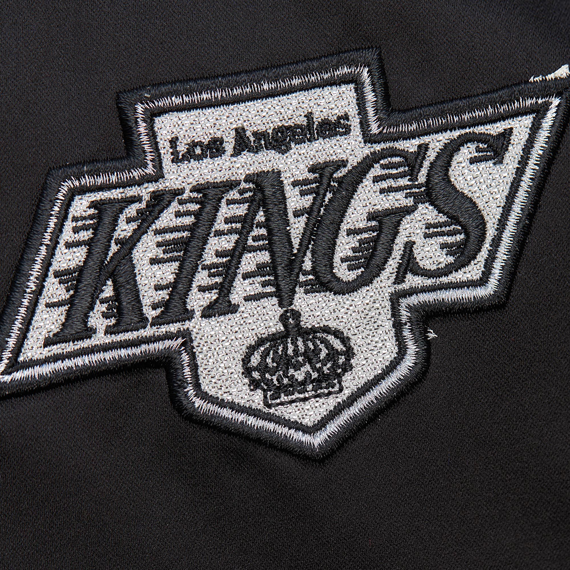 Wayne Gretzky Kings Mitchell & Ness Gray/ Black Lightweight Satin Jacket - Image 5