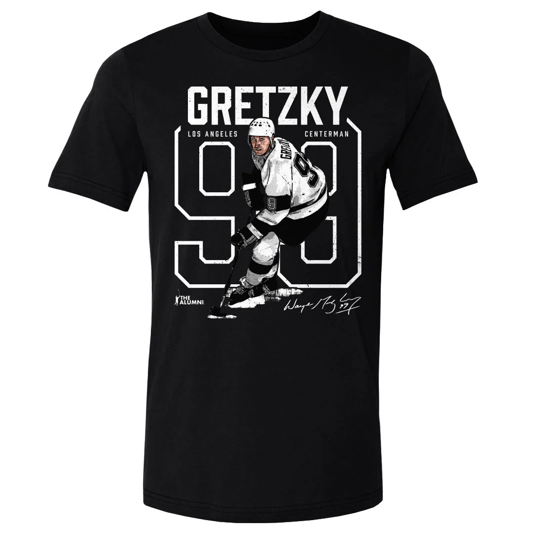 Wayne Gretzky Number Outline WHT - Image 2