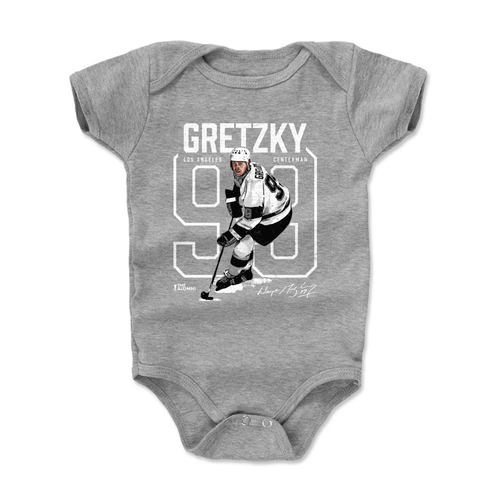 Wayne Gretzky Number Outline WHT